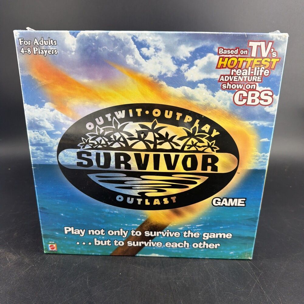 VTG 2000 Survivor The TV Show Board Game NIB-sealed Mattel